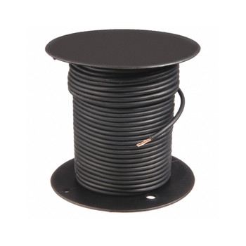 14-Gauge Black Low-Voltage RV GPT Primary Copper Wire - 100 ft.