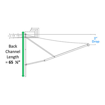 Dometicâ¢ A&E 8952002.400UL RV 9100 Power Awning Arm Hardware ...