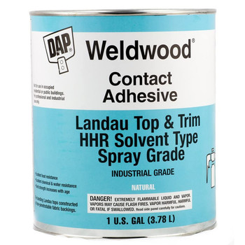 Weldwood WEL-0307 Marine Vinyl Spray Contact Adhesive - 1 gallon