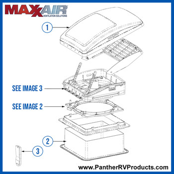 Maxxair 00-03900 RV MaxxShade Plus Retractable Roof Vent Shade Maxxair 00-03900 RV MaxxShade Plus Retractable Roof Vent Shade