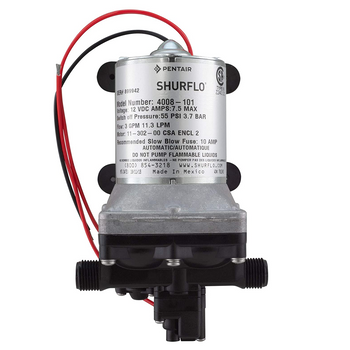 Shurflo 4008-101 RV 12V On-Demand Potable Water Supply Pump – 3.0 GPM
