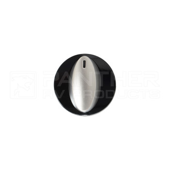 CAN Srl 4000260 OEM Cooktop Burner Control Knob - Black/Chrome