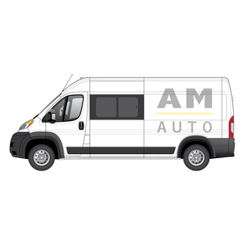 Dodge Promaster 136” Wheel Base Driver's Side Panel 1 Windows