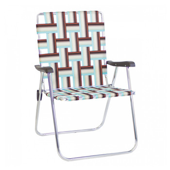 Kuma Outdoors 830 Vintage Backtrack Folding Lawn Chair - Fez