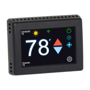 Micro-Air 347 RV Air Conditioner Digital Thermostat for GE® Controls - Black