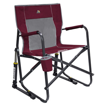 GCI Outdoors 37072 Freestyle Rocker Spring-Action Camping Chair - Cinnamon