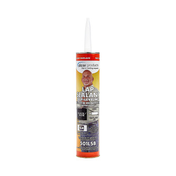 Dicor 501LSB RV Self-Leveling Rubber Roof Lap Sealant - Black