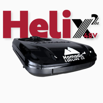 Nomadic Cooling X2 Helix 48V 9,484 BTU Camper Van Air Conditioner - Black
