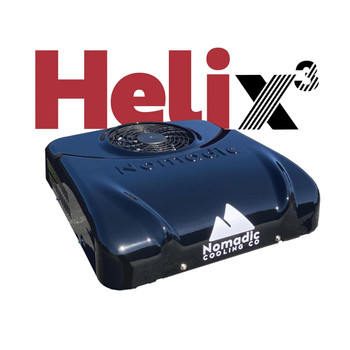 Nomadic Cooling X3 48V Helix Rooftop Camper Van Air Conditioner - Black