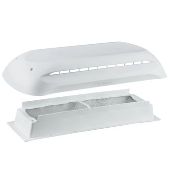 Dometic™ 3311236.000 RV Refrigerator Vent Cover - Base and Cap - White