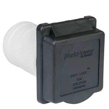 ParkPower 50ARVIB RV Power Plug Inlet 50A / 125V - Black