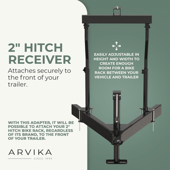 Arvika AFH2 Bike Rack Adapter for 2" Hitch