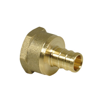 BestPex 41128 (51128) RV Fresh Water PEX Line LF Brass Adapter Fitting - 1/2" PEX x 1/2" FPT