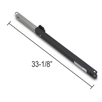 Dometic™ 3312508.025U OEM RV Awning Pitch Adjustment Arm for Reduced Hardware - Black