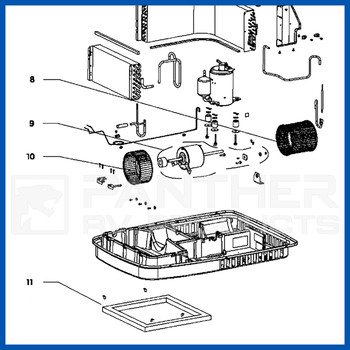Dometic™ FJX5557EHP FreshJet 5  Air Conditioner Parts Breakdown