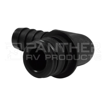 Flojet 20381009  Quick Connect Adapter Quad w/O-Ring x 1/2" Barb 90° Elbow - 2Pk