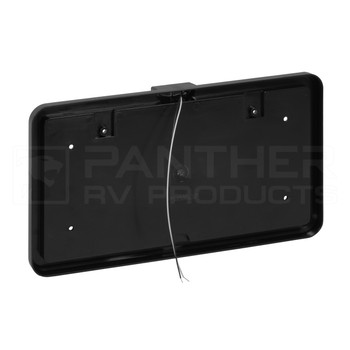 Kaper II L10-0006 License Plate Frame w/ LED - Black