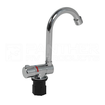 Superior RV SUP-542 Fold-Down 360° RV Kitchen Sink Faucet - Hot/Cold Mixer Tap