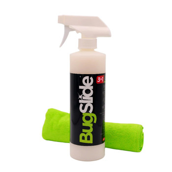 BugSlide BUGSK-16 3-In-1 Bug Remover Shop Kit w/ Microfiber Towel - 16 oz