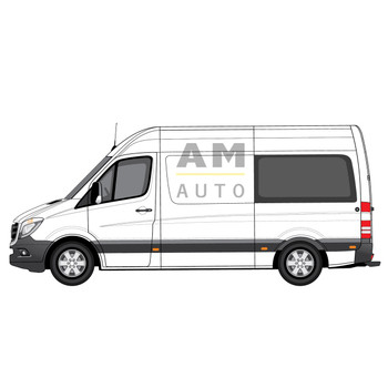 AM Auto MS06-L2M-BL1 Mercedes Sprinter Driver's Side Back Window - BLEMISHED