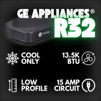 GE® Profile™ PLCS13XHHB R32 RV Low Profile High Efficiency Air Conditioner - 13.5K - Black
