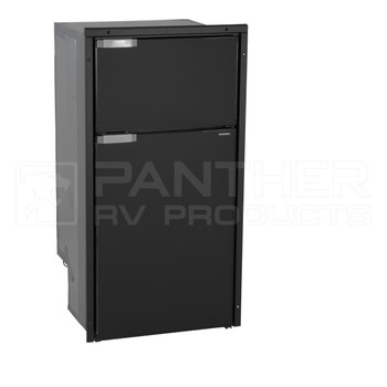 Vitrifrigo DP150i CHR (DP150IBD3-DO-F) Double-Door Refrigerator/Freezer - Black - DC Only - 5.3 CF