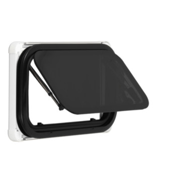 NomadicArk ACG13-500300-AB Universal Double-Pane Slim Glass-Acrylic Window - White