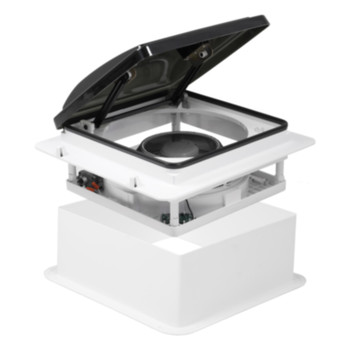 MaxxAir 00-62000 RV & Van MaxxFan® Pivot Roof Vent - Smoke