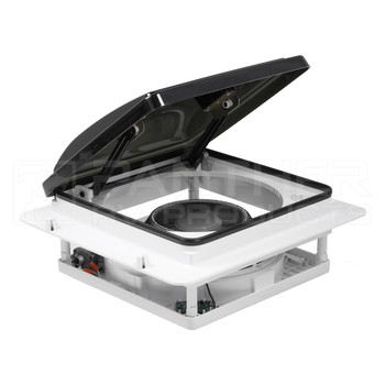 MaxxAir 00-62000 RV & Van MaxxFan® Pivot Roof Vent - Smoke