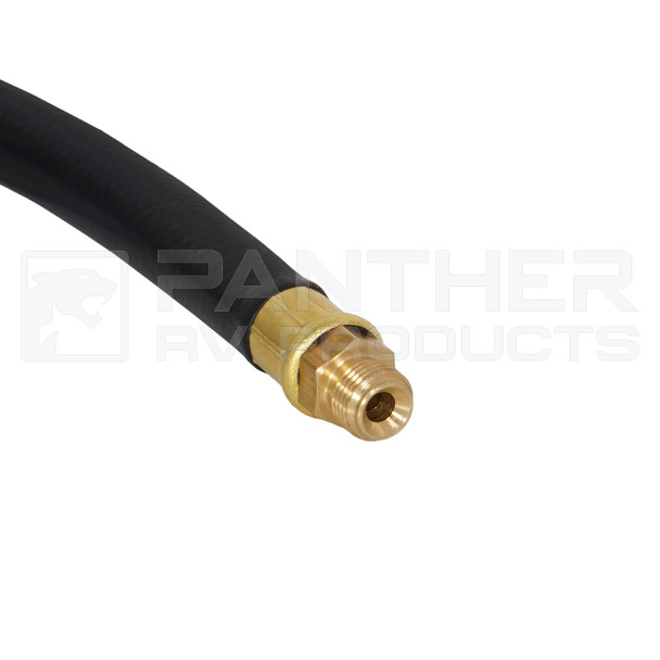 Panther FVF-244 RV Type 1 Pigtail Rubber Propane Hose - 18" - Inverted Flare Fitting
