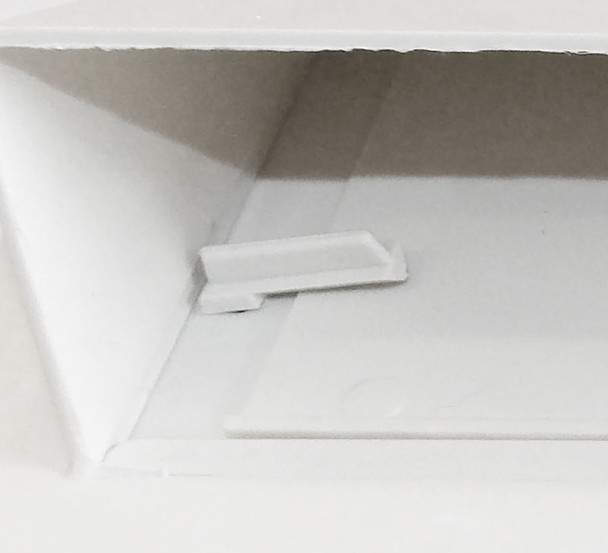 Ventline V2111-13 Exterior Wall Vent for RV Range Hood - Polar White