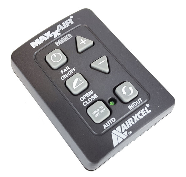 Maxxair 00A03650KIT RV Roof Fan 6-Button Wall Control - Black