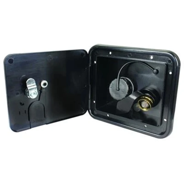Thetford 94255 RV Gravity Fill & City Water Entry Combo - Black