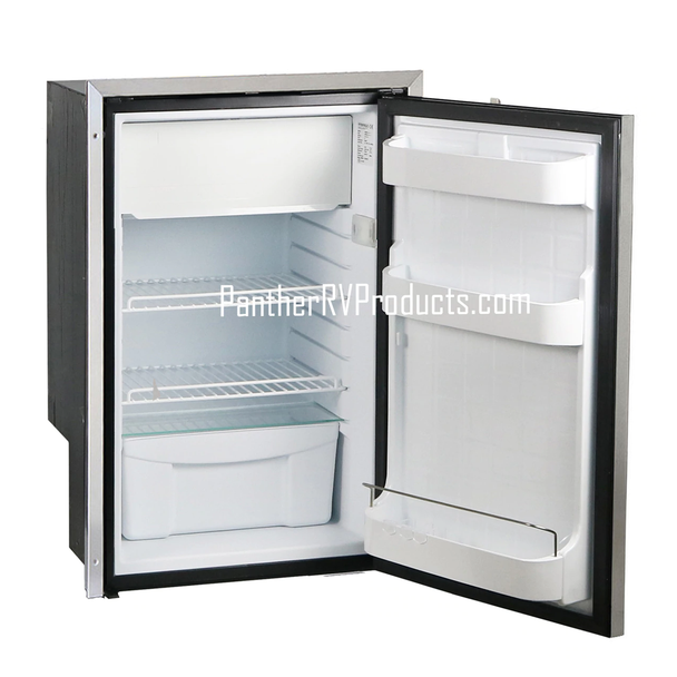 Vitrifrigo C85IXD4-X-1 RV Electric Refrigerator Freezer Stainless Steel - AC/DC - 3.2 CF