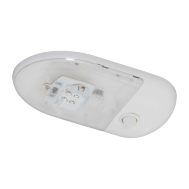 Kaper II L09-0110NW LED Thin Single Dome Ceiling Light Fixture - 3500K