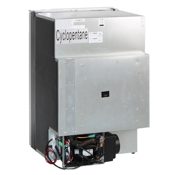 Isotherm F115RSBAS7 Freeline 115 Silver Elegance RV AC/DC Electric Refrigerator / Freezer - 4.1 C/F