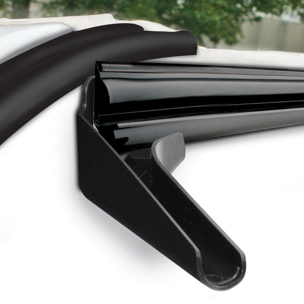 Thetford 94174 Rigid Extended Rain Gutter Spout - Black (4 per pack)