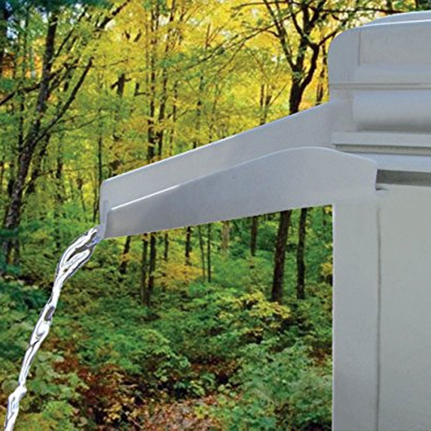 Thetford 94170 RV Rain Gutter Spout - Polar White (4 per pack)