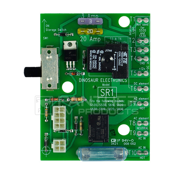 Dinosaur Elect. SR1 Aftermarket Servel Refrigerator Main Power Control Board