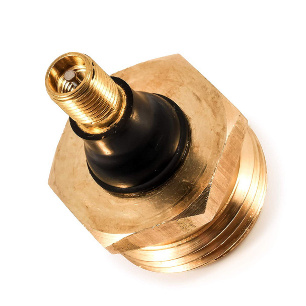 Camco 36153 RV Winterizing Brass Blow Out Plug w/ Shrader Valve