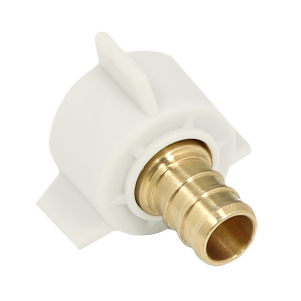 BestPex 51177 RV Fresh Water PEX Line LF Brass Adapter Fitting - 1/2" PEX x 1/2" FPT