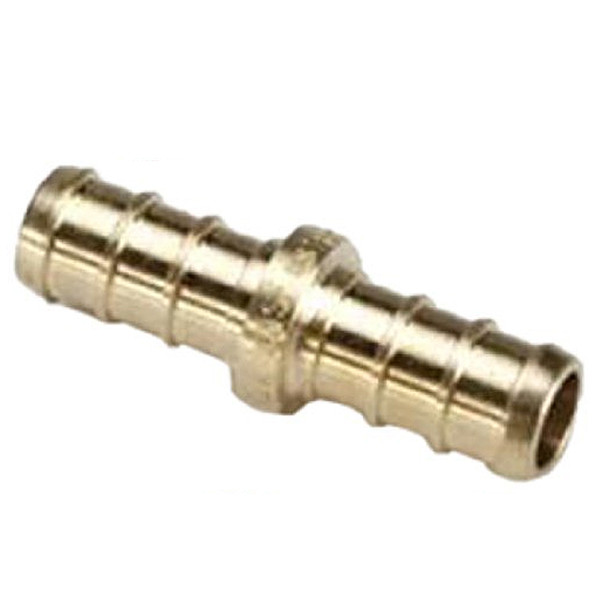 BestPex 51131 RV Fresh Water PEX Line LF Brass Coupling Fitting - 3/8" PEX