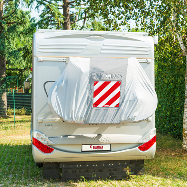 Fiamma® 08208-01 (04502E01) RV Lightweight Polyester Bike Cover (2/3 Bikes) - Grey