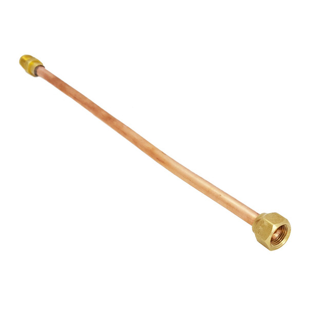 RV 3/8" Flared Fitting Copper Line Extension - 18"