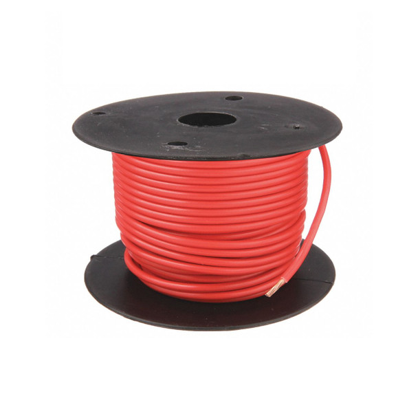 14-Gauge Red Low-Voltage RV GPT Primary Copper Wire - 25 ft.