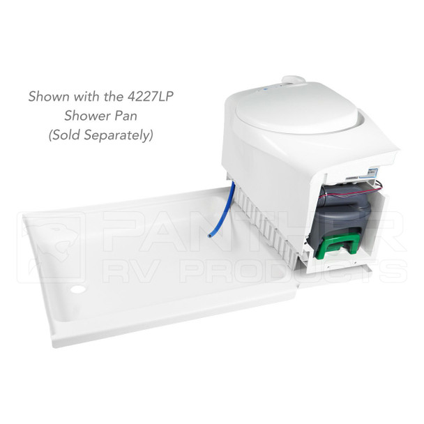 Thetford C403L RV Cassette Toilet - Electric Flush - LH Cassette