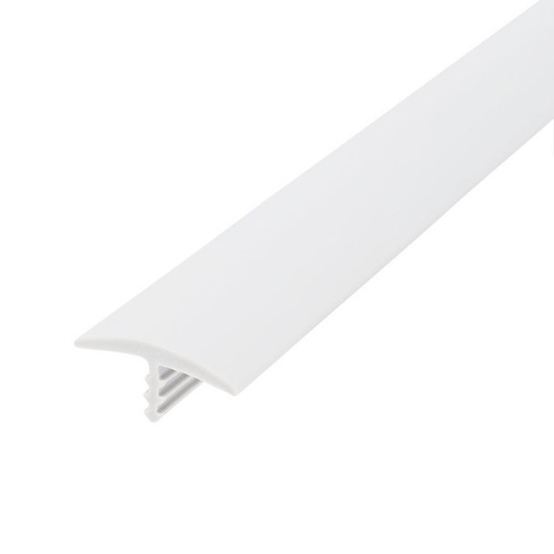 105-679-601-25 Plywood Edge Plastic Trim T Molding - 3/4" - White - 25 Feet