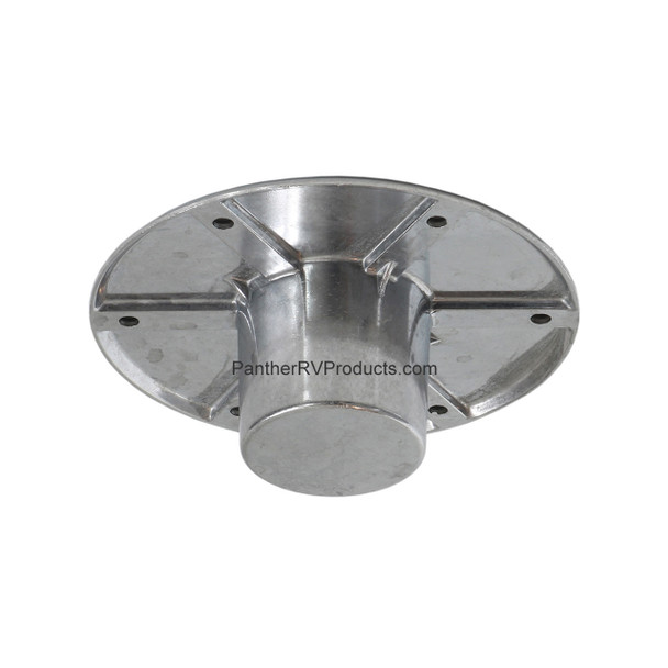 AP Products 013-1112 Round Flush Mount Pedestal Base - Chrome