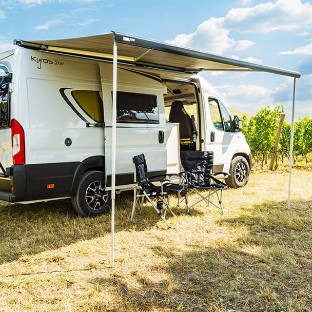 Fiamma® 07831B01R Camper Van F80s Patio Awning - 3.2m (10'6") - Black Case