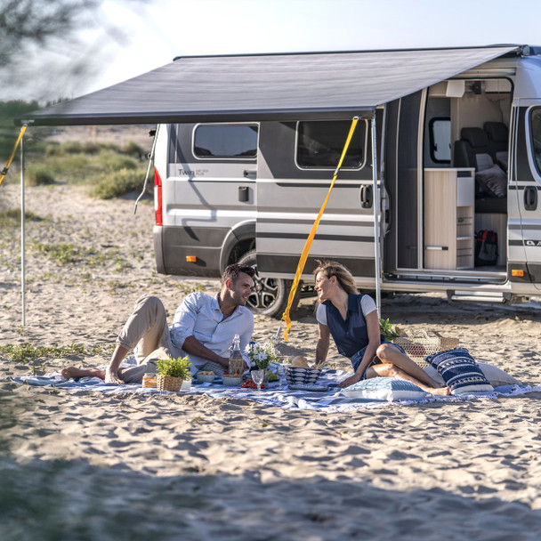 Fiamma® 07830B01R Camper Van F80s Patio Awning - 3.2m (10'6") - White Case